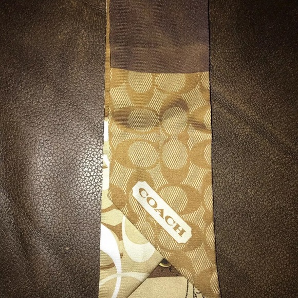 Coach Accessories - COACH SIGNATURE C PATCHWORK LEOPARD OP ART SCARF